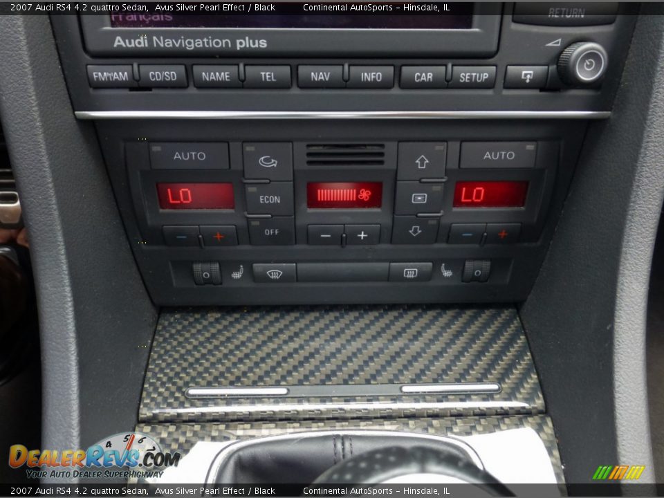 2007 Audi RS4 4.2 quattro Sedan Avus Silver Pearl Effect / Black Photo #25