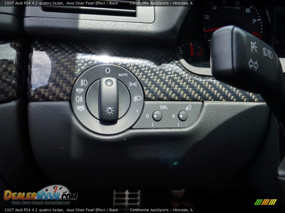 2007 Audi RS4 4.2 quattro Sedan Avus Silver Pearl Effect / Black Photo #28