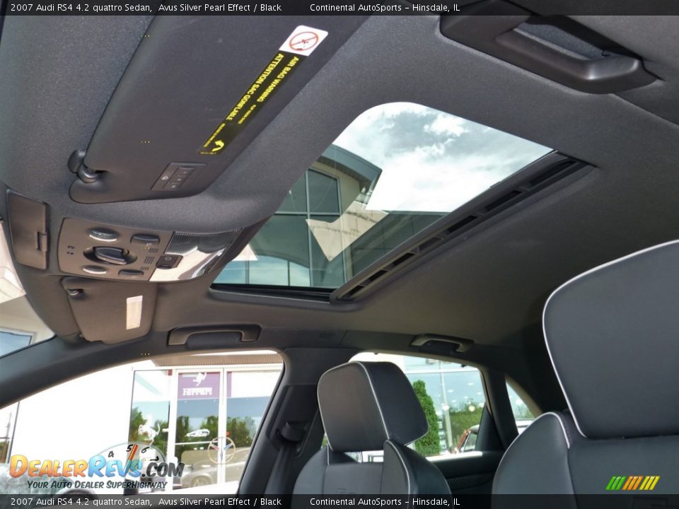 2007 Audi RS4 4.2 quattro Sedan Avus Silver Pearl Effect / Black Photo #29