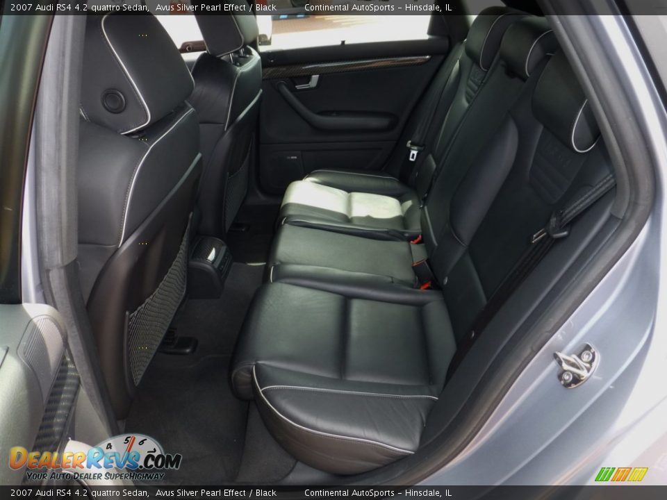2007 Audi RS4 4.2 quattro Sedan Avus Silver Pearl Effect / Black Photo #30