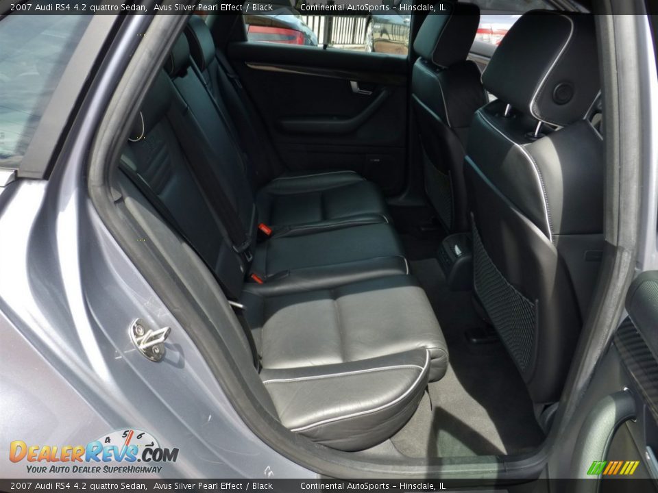 2007 Audi RS4 4.2 quattro Sedan Avus Silver Pearl Effect / Black Photo #31