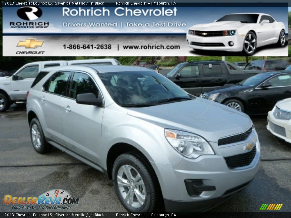2013 Chevrolet Equinox LS Silver Ice Metallic / Jet Black Photo #1