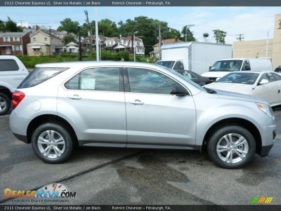 2013 Chevrolet Equinox LS Silver Ice Metallic / Jet Black Photo #2