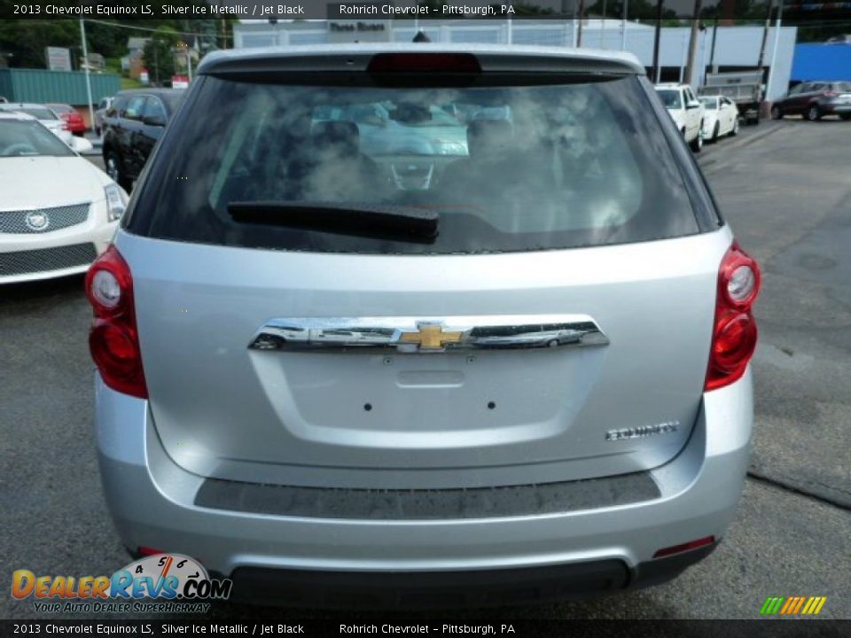2013 Chevrolet Equinox LS Silver Ice Metallic / Jet Black Photo #4