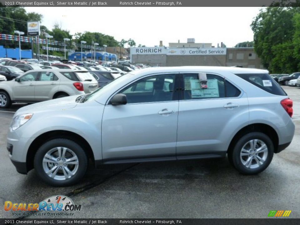 2013 Chevrolet Equinox LS Silver Ice Metallic / Jet Black Photo #6