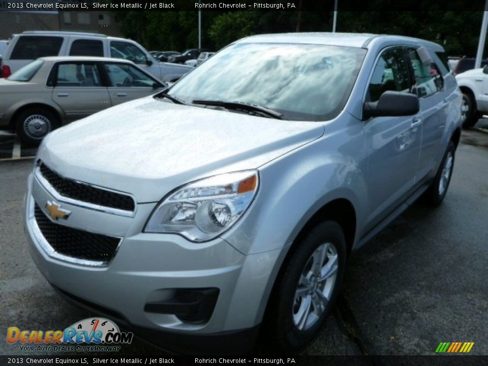 2013 Chevrolet Equinox LS Silver Ice Metallic / Jet Black Photo #7