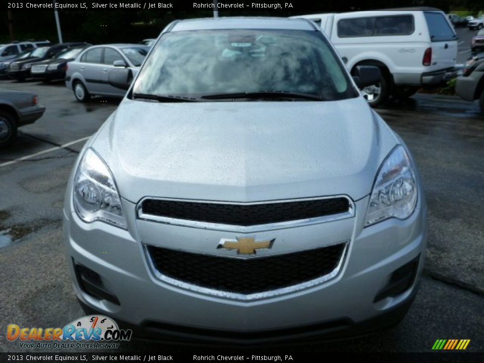 2013 Chevrolet Equinox LS Silver Ice Metallic / Jet Black Photo #8
