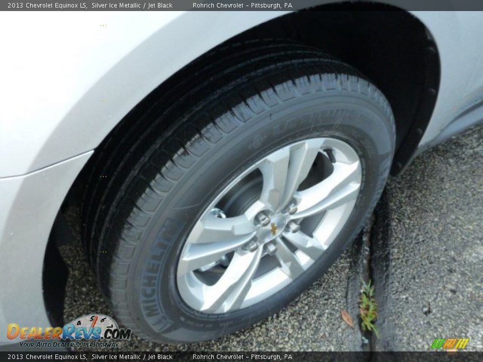 2013 Chevrolet Equinox LS Silver Ice Metallic / Jet Black Photo #9