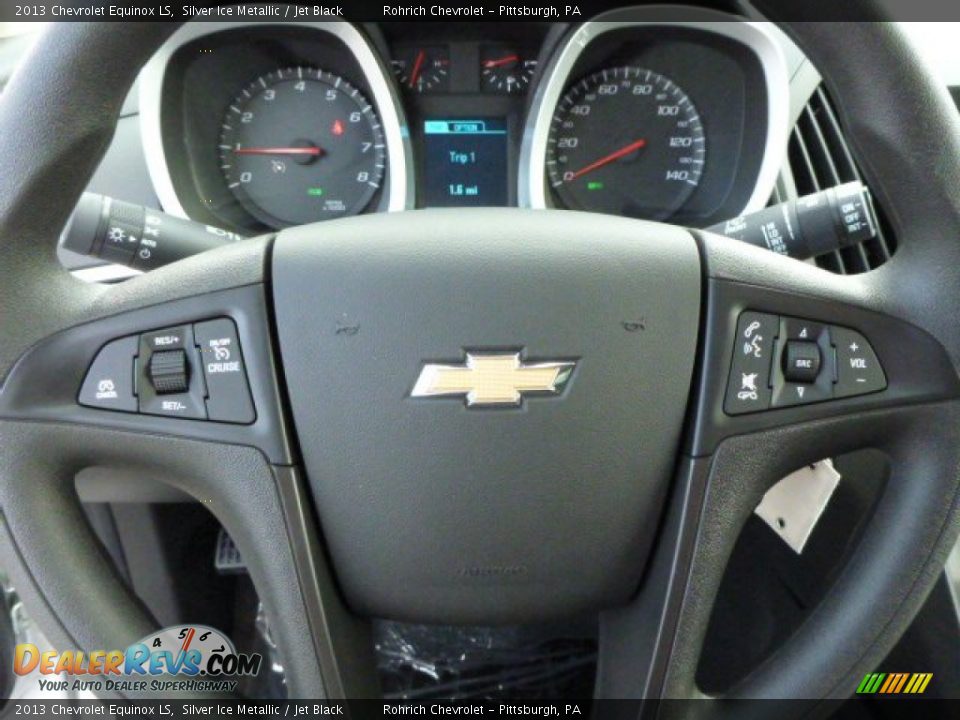 2013 Chevrolet Equinox LS Silver Ice Metallic / Jet Black Photo #18