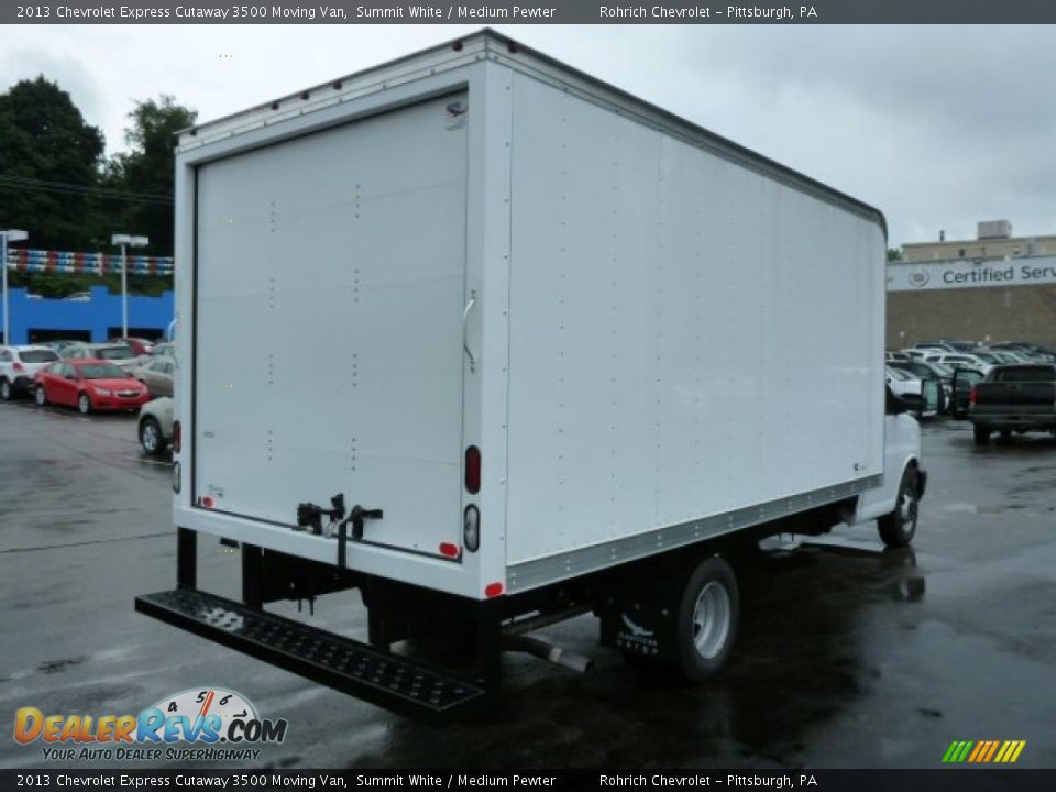 2013 Chevrolet Express Cutaway 3500 Moving Van Summit White / Medium Pewter Photo #3
