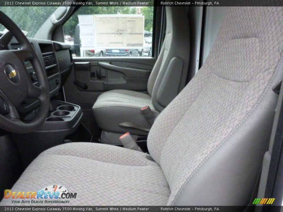 2013 Chevrolet Express Cutaway 3500 Moving Van Summit White / Medium Pewter Photo #9