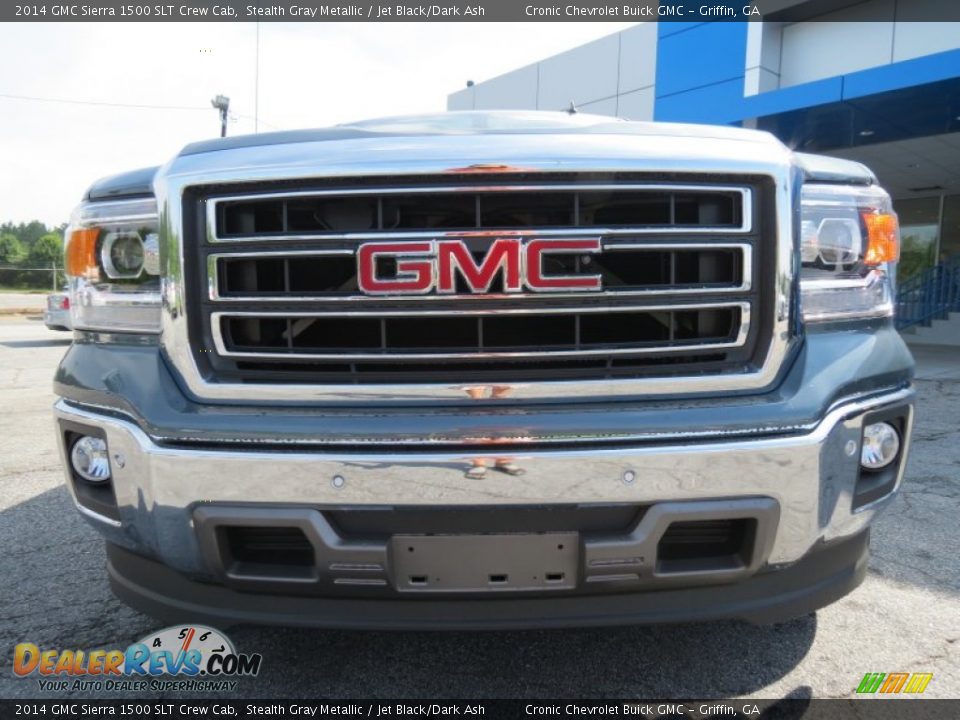2014 GMC Sierra 1500 SLT Crew Cab Stealth Gray Metallic / Jet Black/Dark Ash Photo #2