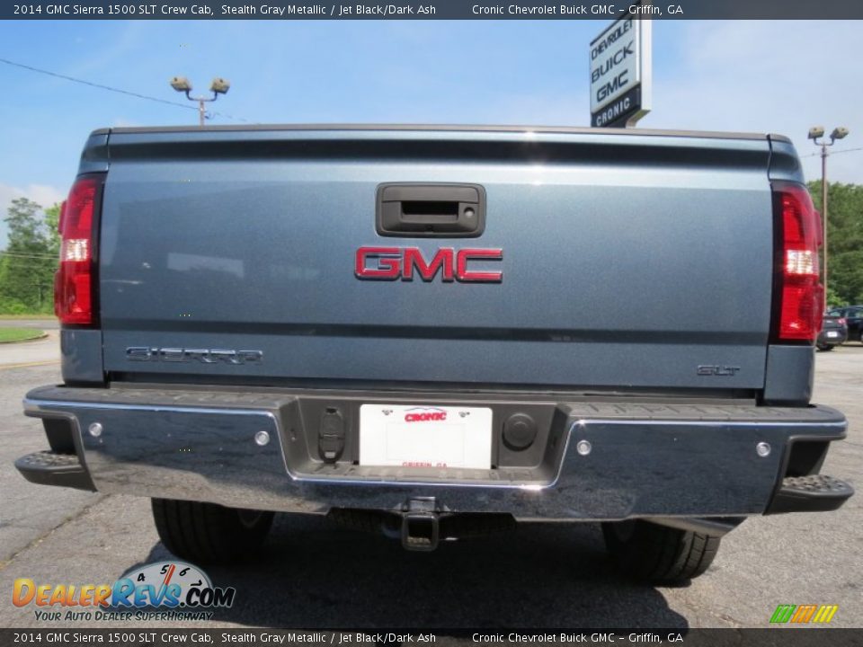 2014 GMC Sierra 1500 SLT Crew Cab Stealth Gray Metallic / Jet Black/Dark Ash Photo #6
