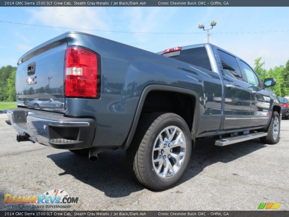 Stealth Gray Metallic 2014 GMC Sierra 1500 SLT Crew Cab Photo #7