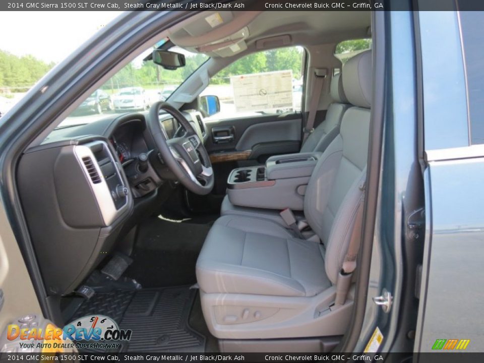 2014 GMC Sierra 1500 SLT Crew Cab Stealth Gray Metallic / Jet Black/Dark Ash Photo #9