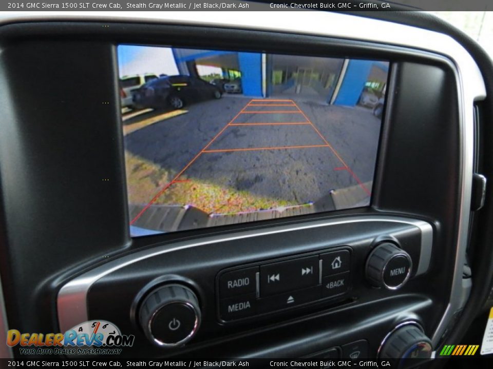 2014 GMC Sierra 1500 SLT Crew Cab Stealth Gray Metallic / Jet Black/Dark Ash Photo #14
