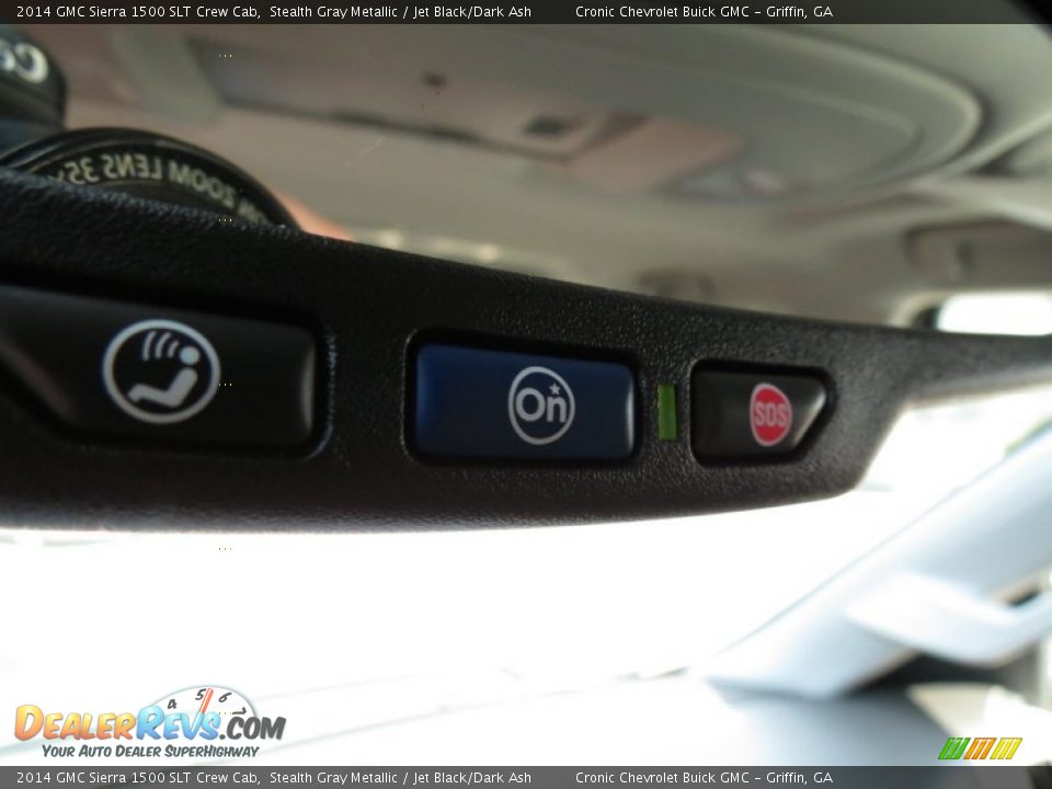 2014 GMC Sierra 1500 SLT Crew Cab Stealth Gray Metallic / Jet Black/Dark Ash Photo #15