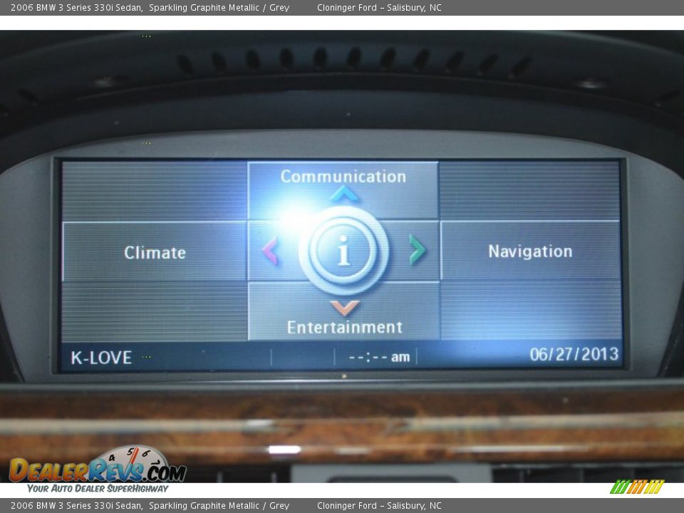 2006 BMW 3 Series 330i Sedan Sparkling Graphite Metallic / Grey Photo #19