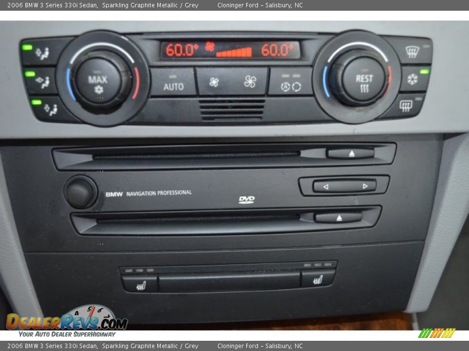 2006 BMW 3 Series 330i Sedan Sparkling Graphite Metallic / Grey Photo #20