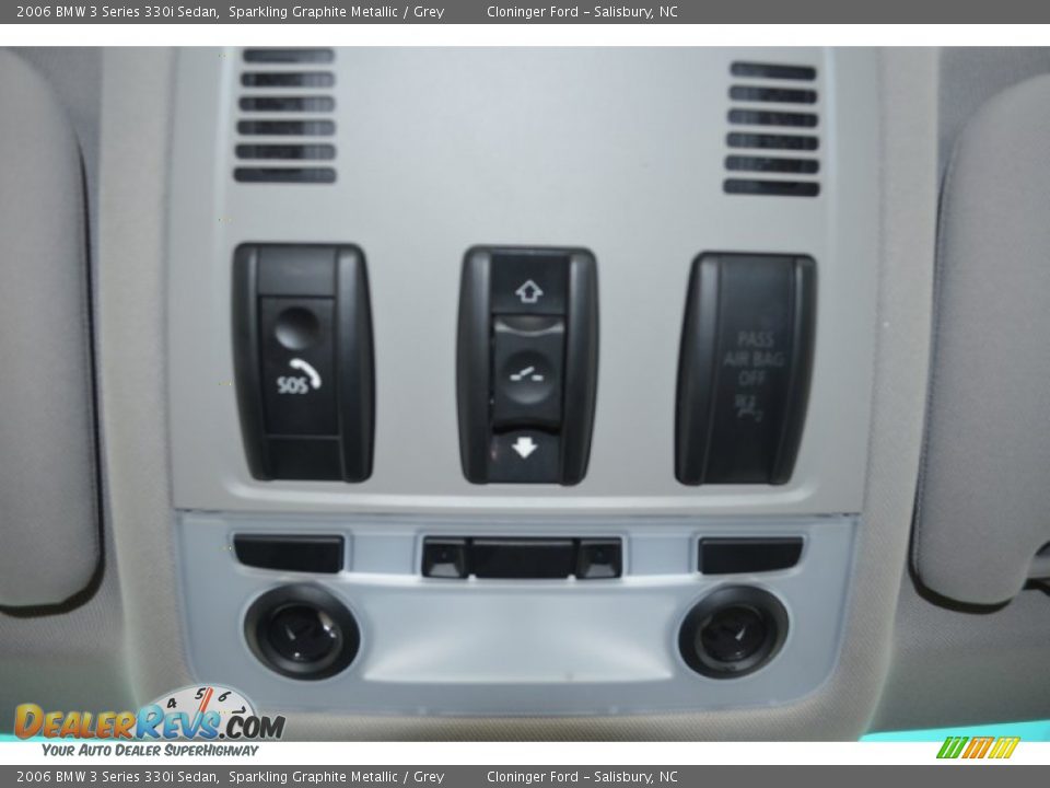 2006 BMW 3 Series 330i Sedan Sparkling Graphite Metallic / Grey Photo #22