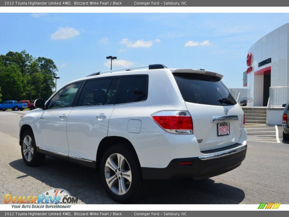 2013 Toyota Highlander Limited 4WD Blizzard White Pearl / Black Photo #25