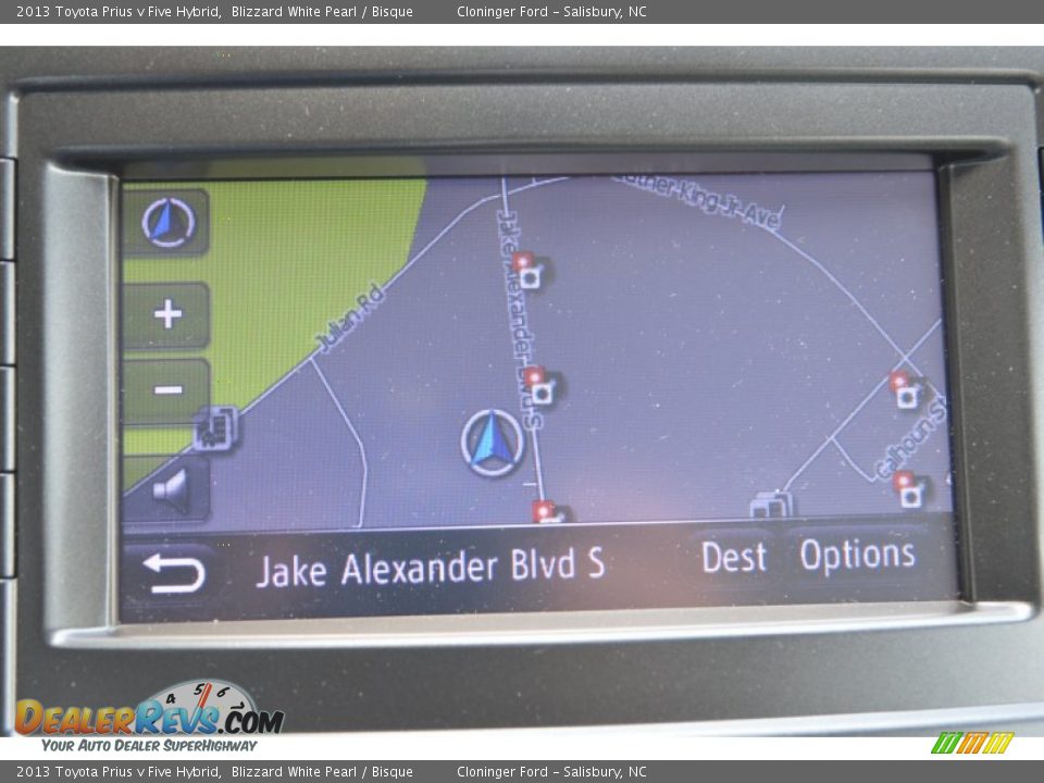 2013 Toyota Prius v Five Hybrid Blizzard White Pearl / Bisque Photo #14