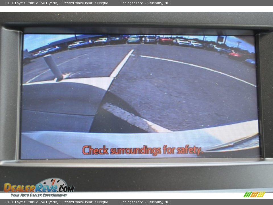 2013 Toyota Prius v Five Hybrid Blizzard White Pearl / Bisque Photo #15