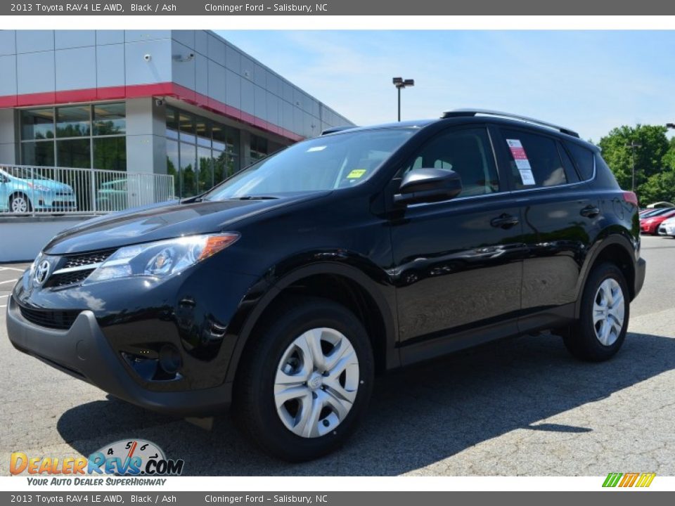 2013 Toyota RAV4 LE AWD Black / Ash Photo #1