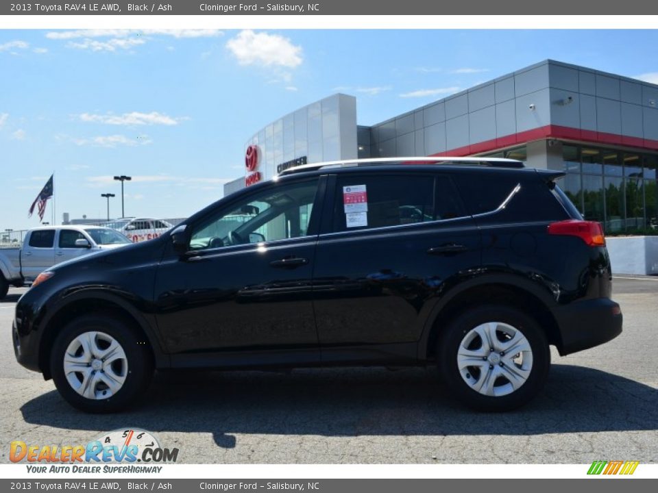2013 Toyota RAV4 LE AWD Black / Ash Photo #2