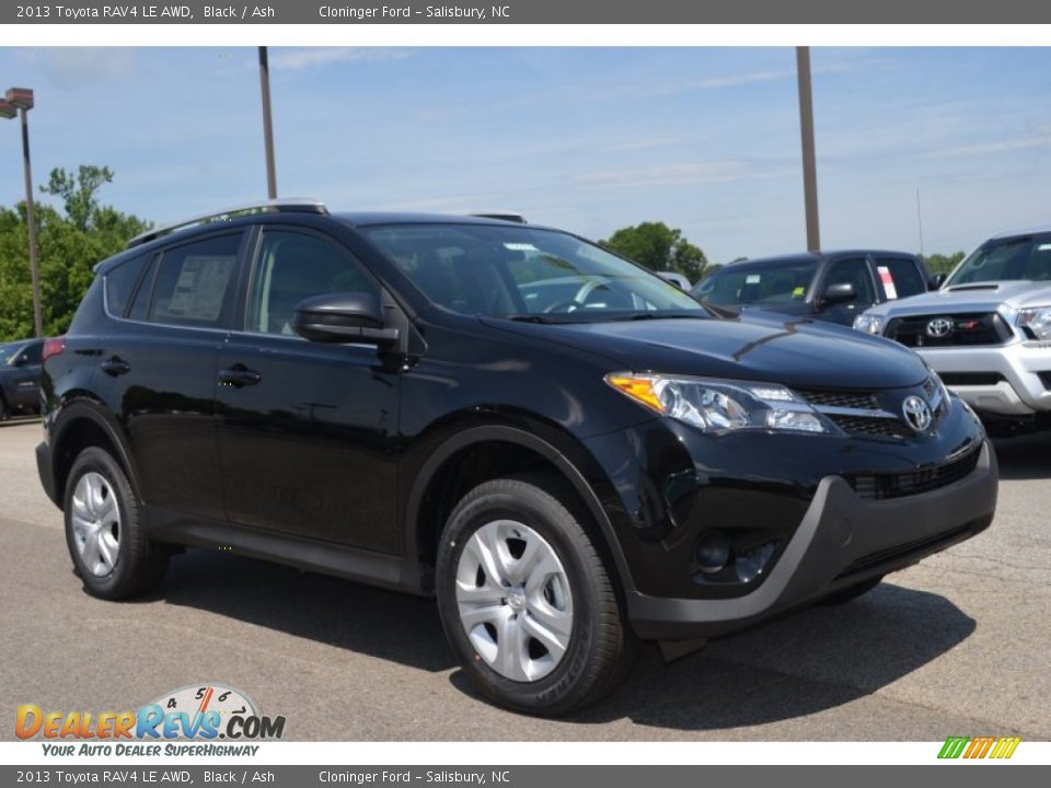 2013 Toyota RAV4 LE AWD Black / Ash Photo #3