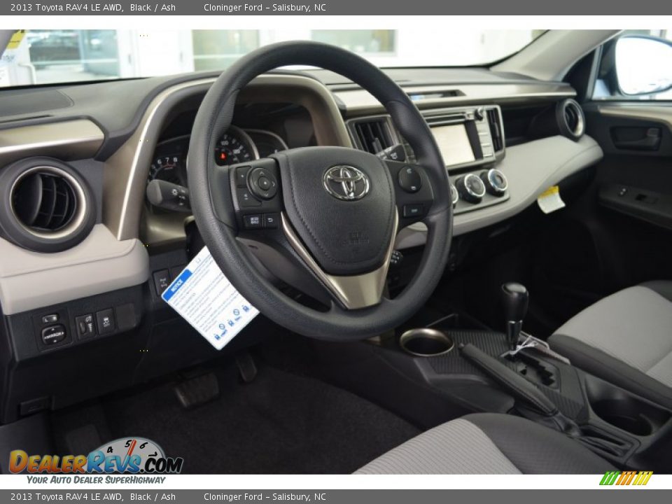 2013 Toyota RAV4 LE AWD Black / Ash Photo #6