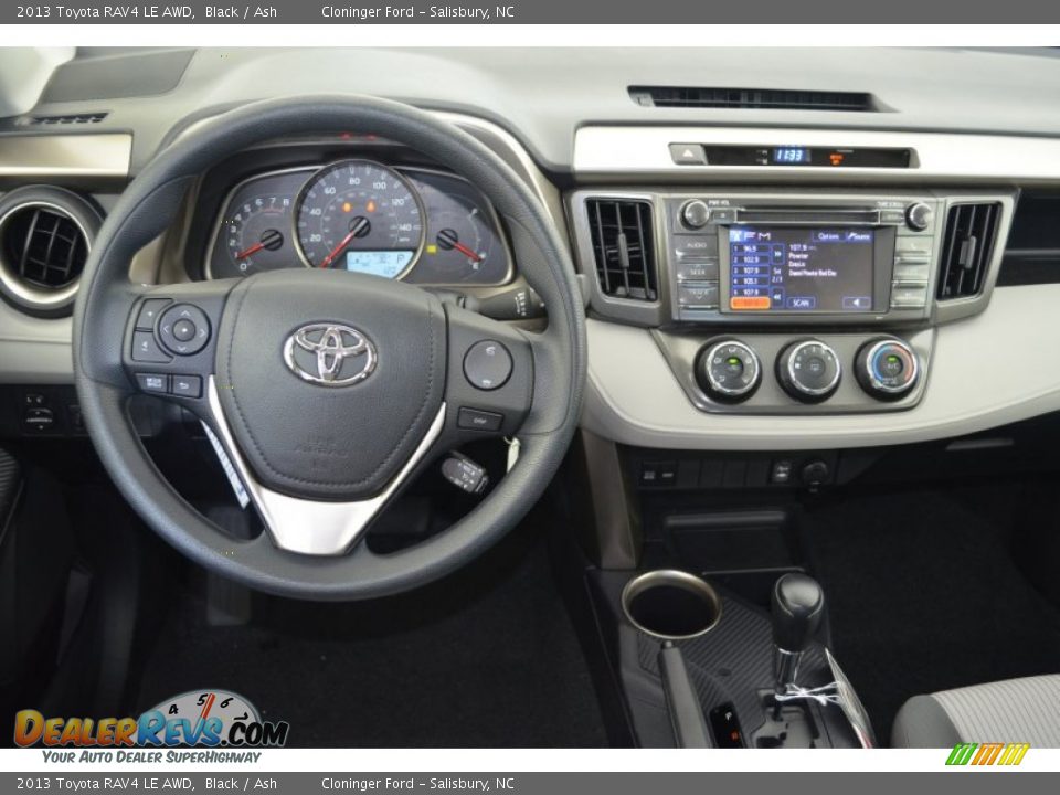 2013 Toyota RAV4 LE AWD Black / Ash Photo #10
