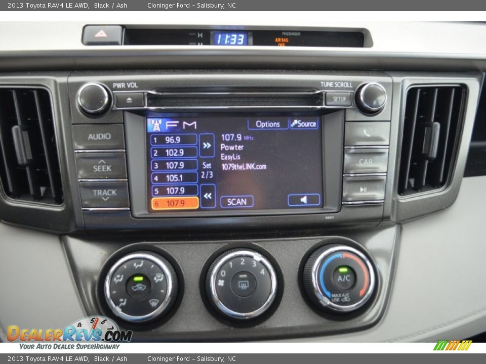 2013 Toyota RAV4 LE AWD Black / Ash Photo #11