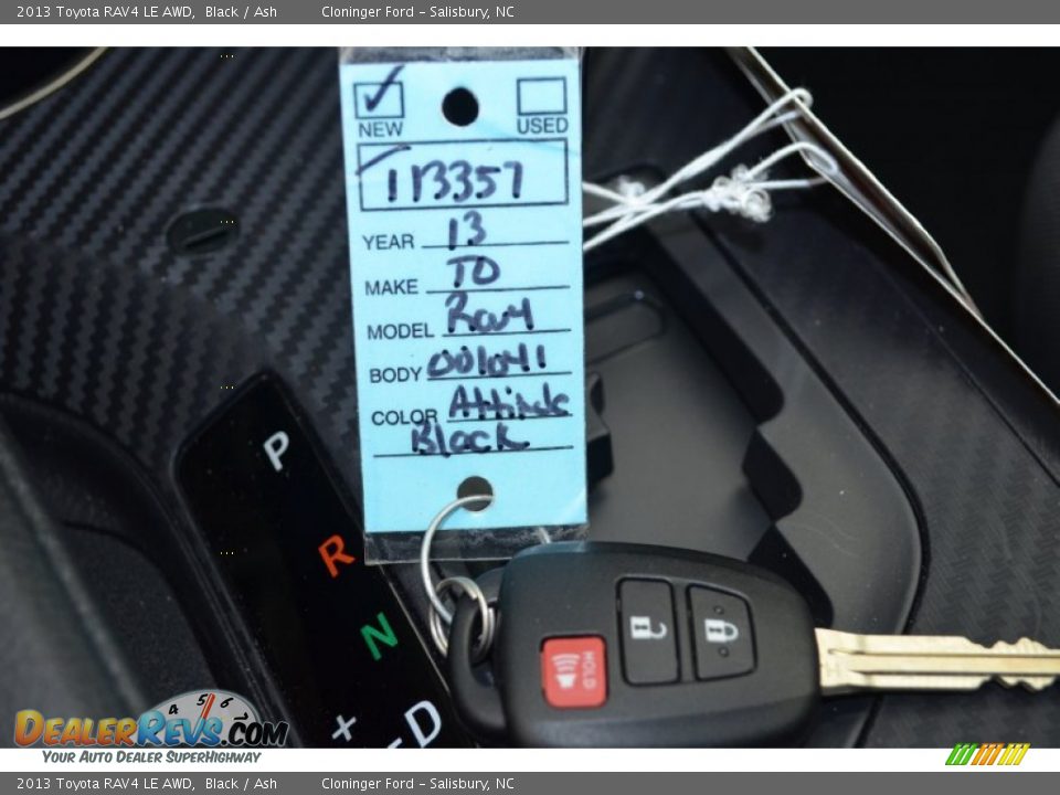2013 Toyota RAV4 LE AWD Black / Ash Photo #19