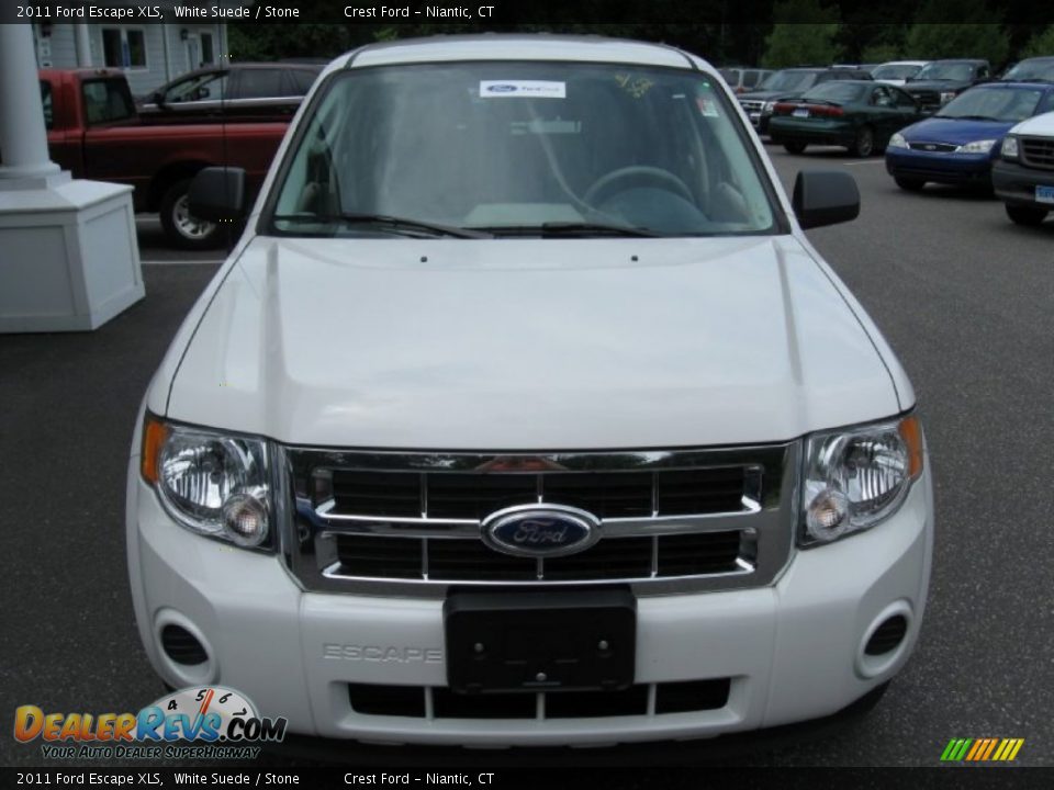 2011 Ford Escape XLS White Suede / Stone Photo #2