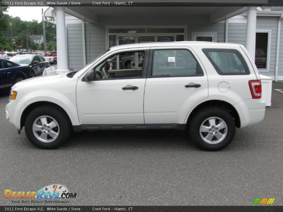 2011 Ford Escape XLS White Suede / Stone Photo #4