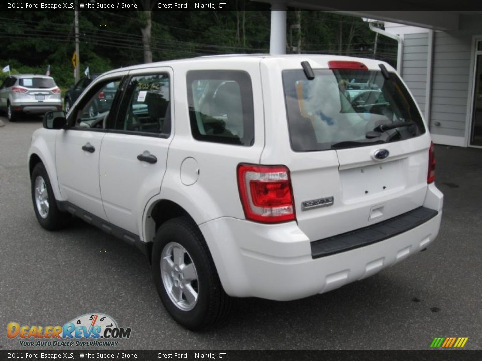 2011 Ford Escape XLS White Suede / Stone Photo #5