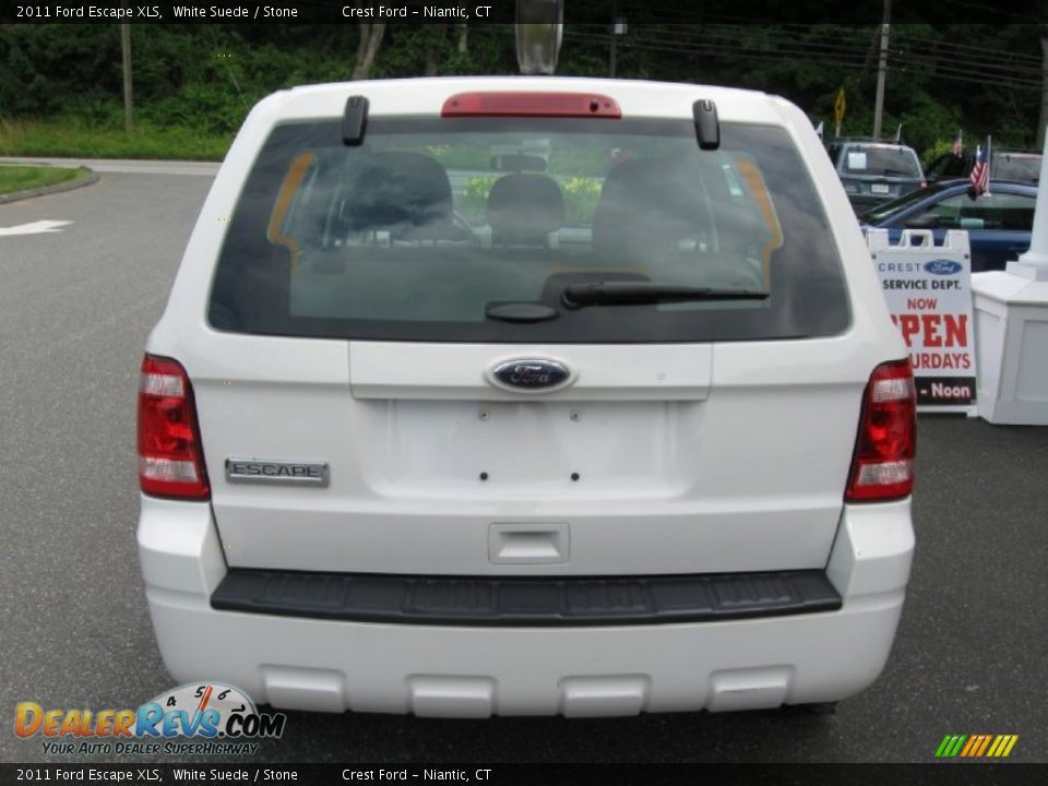 2011 Ford Escape XLS White Suede / Stone Photo #6