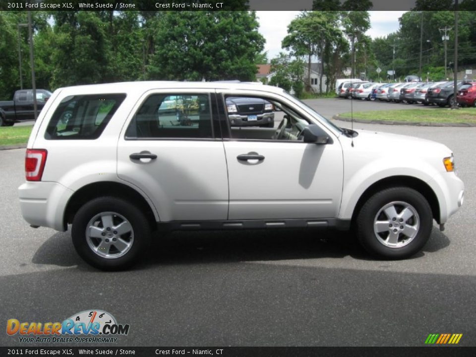 2011 Ford Escape XLS White Suede / Stone Photo #8