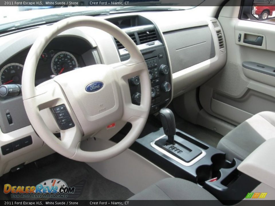 2011 Ford Escape XLS White Suede / Stone Photo #11