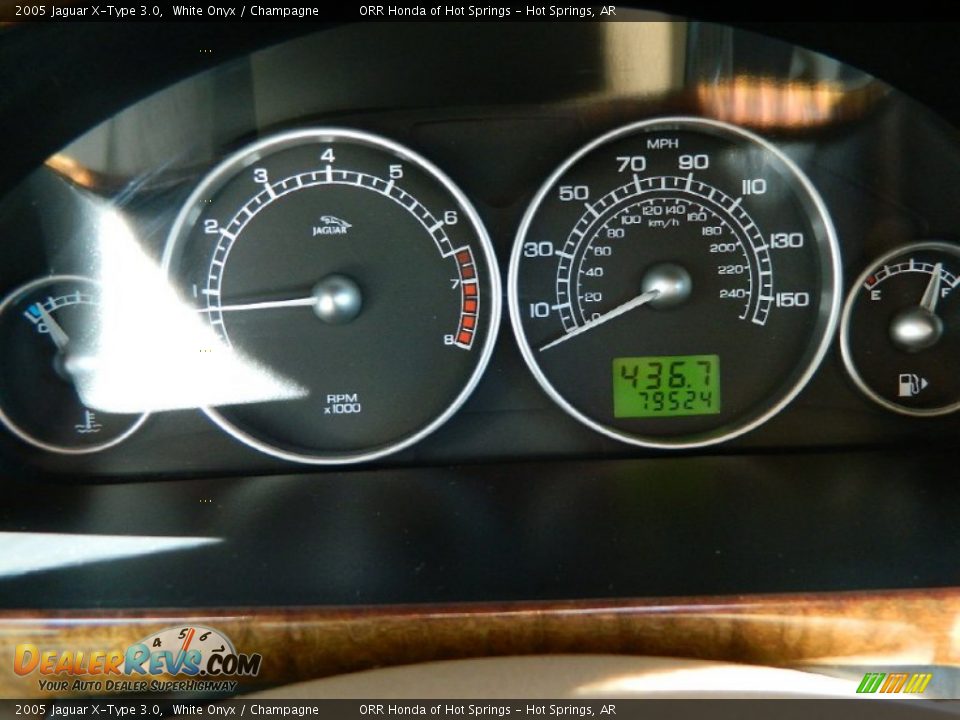 2005 Jaguar X-Type 3.0 White Onyx / Champagne Photo #24