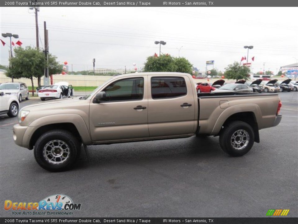 2008 Toyota Tacoma V6 SR5 PreRunner Double Cab Desert Sand Mica / Taupe Photo #4