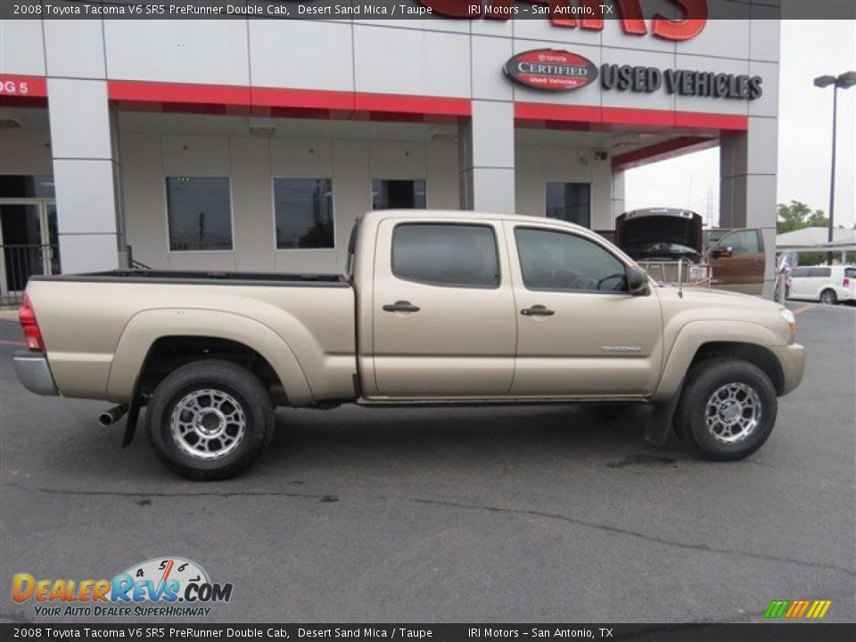 2008 Toyota Tacoma V6 SR5 PreRunner Double Cab Desert Sand Mica / Taupe Photo #8