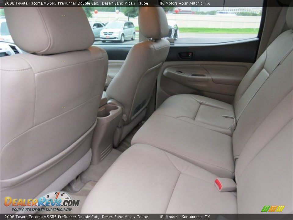 2008 Toyota Tacoma V6 SR5 PreRunner Double Cab Desert Sand Mica / Taupe Photo #12