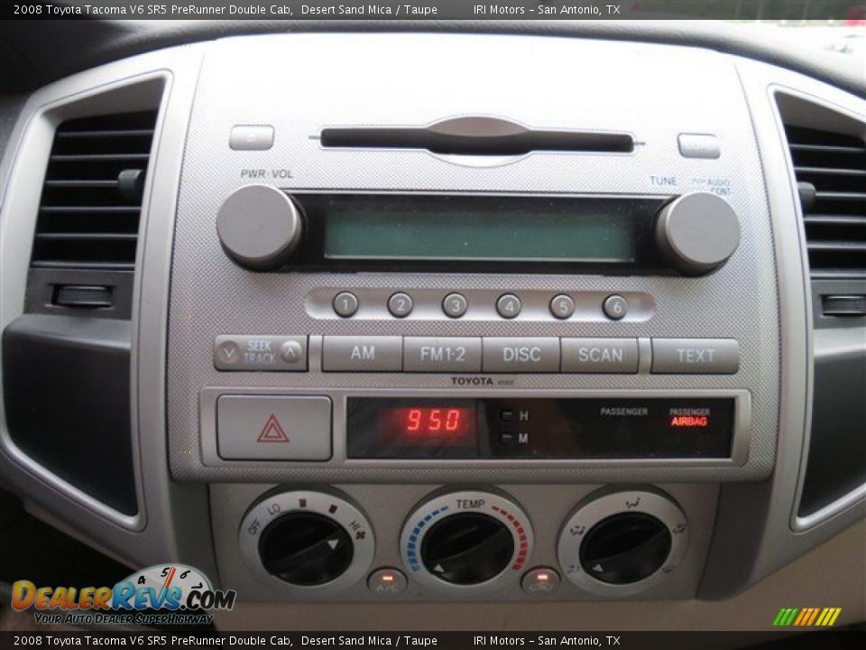 2008 Toyota Tacoma V6 SR5 PreRunner Double Cab Desert Sand Mica / Taupe Photo #15