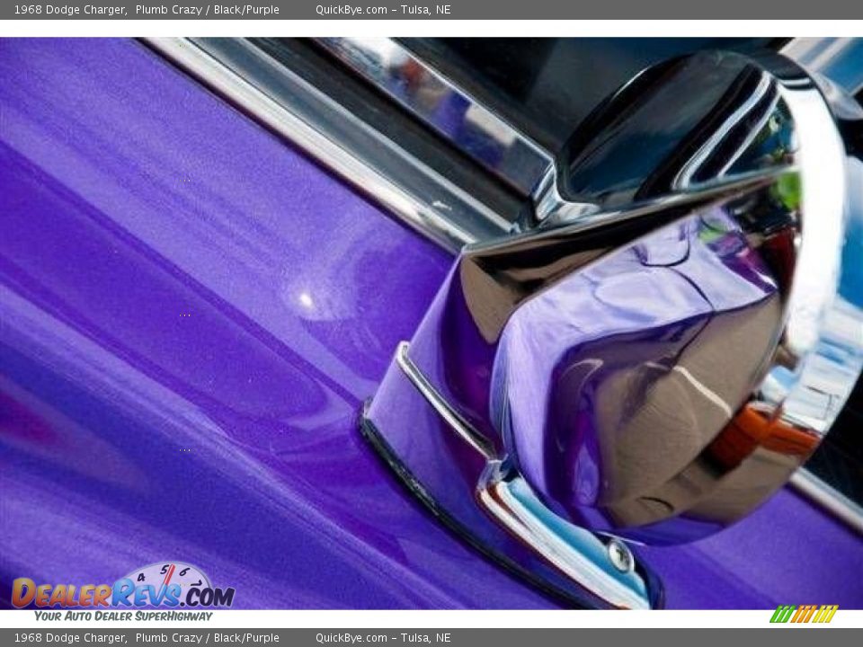 1968 Dodge Charger Plumb Crazy / Black/Purple Photo #20