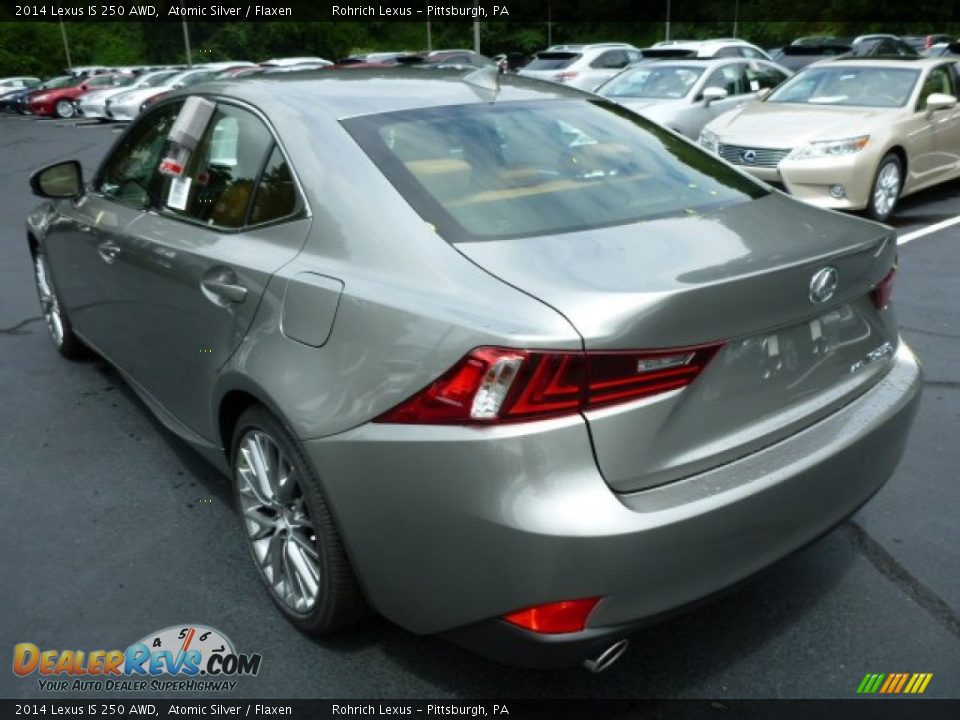 2014 Lexus IS 250 AWD Atomic Silver / Flaxen Photo #2