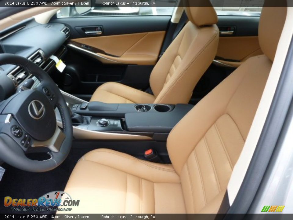 Flaxen Interior - 2014 Lexus IS 250 AWD Photo #10