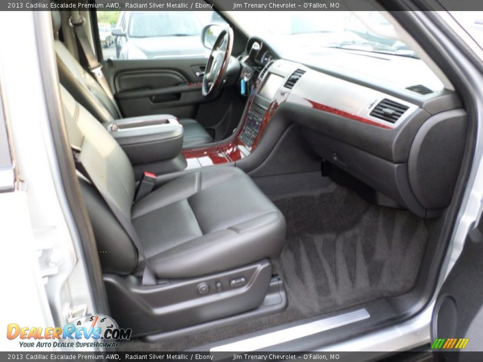 Front Seat of 2013 Cadillac Escalade Premium AWD Photo #21