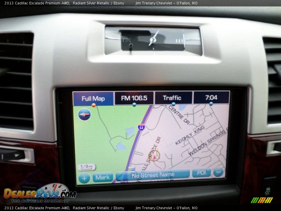 2013 Cadillac Escalade Premium AWD Radiant Silver Metallic / Ebony Photo #29